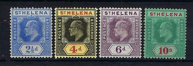 Image of St Helena SG 64/70 VLMM British Commonwealth Stamp